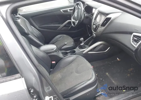 2012 Hyundai Veloster Base W/Black z USA, uszkodzony, nr VIN KMHTC6AD9CU064717